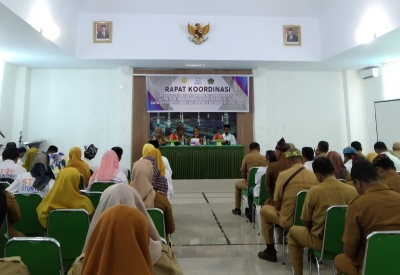 Rapat Korrdinasi Optimalisasi pelaksanaan Penggunaan Aplikasi  Elektronik Siap Nikah dan Siap Hamil (ELSIMIL). Selasa (24/10/2023)
