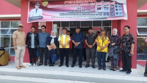 Peresmian Penghunian Sementara Rusun ASN Kota Baubau Jumat (13/1/2023) Foto : Bardin