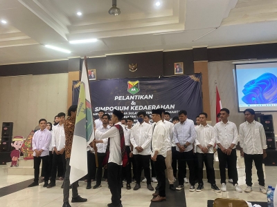 Pengukuhan Himpunan Mahasiswa Sultra Jakarta sabtu (11/4/2023)