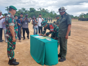 Kasdam XIV-Hasanuddin. resmi tutup kegiatan TMMD di Buteng