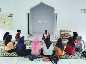 Salah satu kegiatan Pembinaan Moral dan karakter berupa Pembinaan Baca Tulis Alquran yang diikuti Para Siswa SMAN 3 Baubau