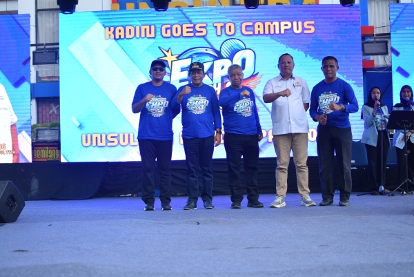 Suasana pembukaan expo Techno Preneurvaganza 2025