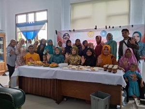 Salah satu kegiatan yang dilaksanakan di Kampung Keluarga Berkualitas di Kota Baubau