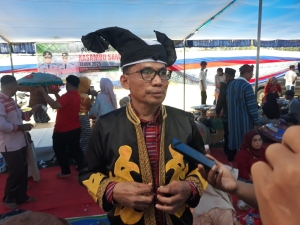 Ketua panitia pesta adat Kasambu Sambu, La Ode Aswad., S.Sos., M.Si.,