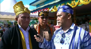 Ketua PGRI Kota Baubau Bariun, S.Pd, M.Pd di Momen Upacara Hari Guru Nasional Tahun 2022 di Kota Baubau Jumat (25/11)