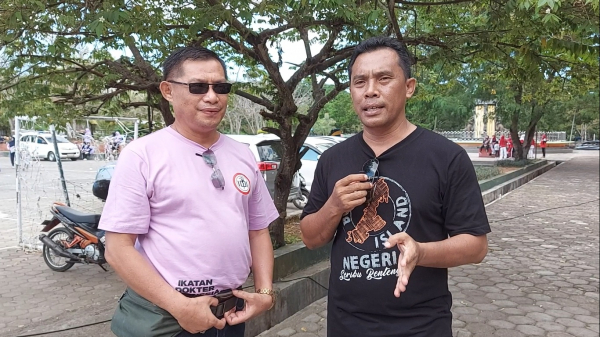 Dirut RSUD Bahteramas dr. H Hasmudin, Sp.B Usai Kegiatan HBDI ke-144 di Baubau Minggu (28/8)