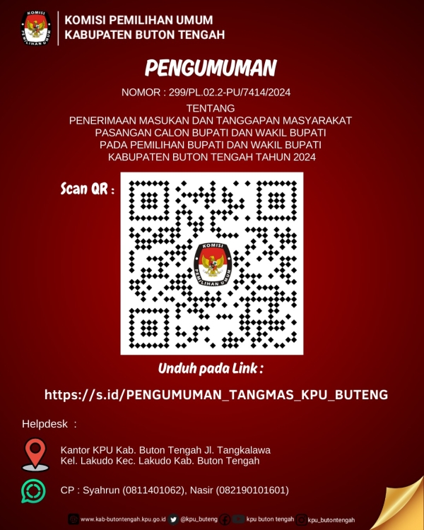 barcode tanggapan masyarakat 