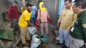 Inovasi &#039;Sampah Mangkilo&#039; yang dihadirkan Dinas Lingkungan Hidup Baubau di kawasan Pasar Wameo Baubau