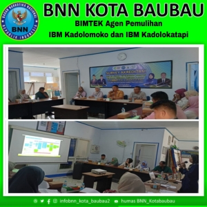 BNN Kota Baubau membentuk IBM yang melibatkan peran masyarakat dalam menangani kasus penyalahgunaan Narkoba