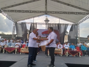 Baret Prabowo Sultra Dikukuhkan, Gaungkan Menang Satu Putaran