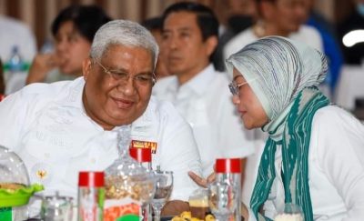 Gubernur Sultra, Ali Mazi dan Menteri tenaga Kerja Ida Fawziah