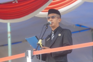 Asisten III Setda Kota Baubau, La ode darusalam saat menjadi Inspektur Upacara peringatan Hari Kebangkitan Nasional tingkat Kota Baubau