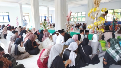 Suasana Peringatan Maulid Nabi Muhammad SAW di SMAn 3 Baubau Kamis (26/9/2024)